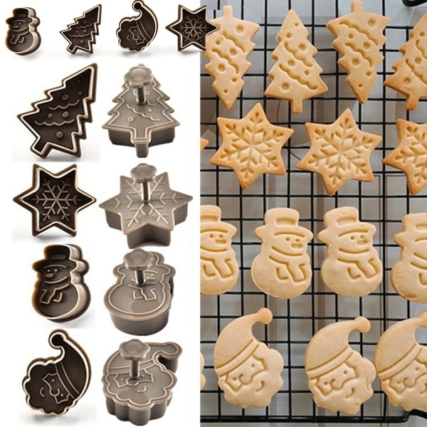 Plastic Fondant Cookie Cutter Pastry Biscuit Cake Decorating Mold Baking Tool 