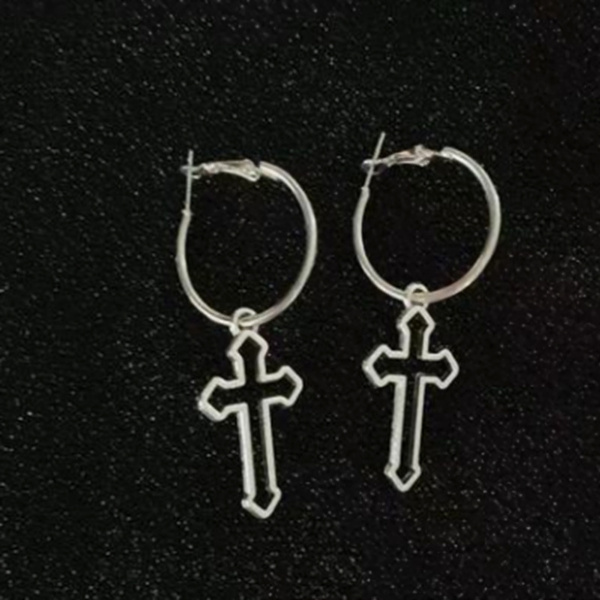 Egirl on sale cross earrings