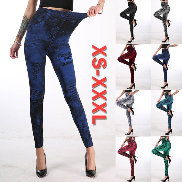 Legging imitation clearance jean