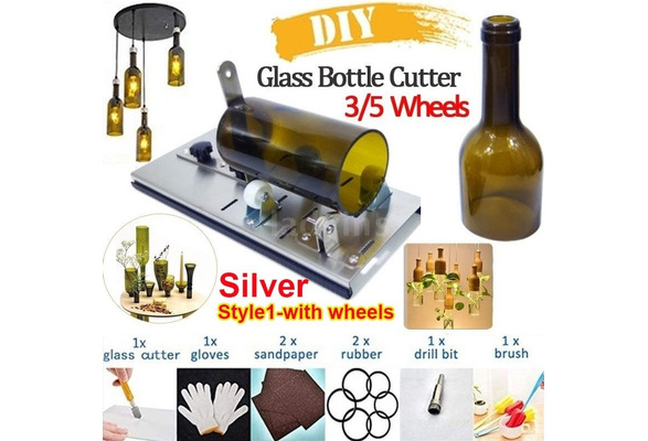 DIY Glass Bottle Cut 4 Rings Wine Bottles Cutter Vary Sizes Alloy For  Crafting Flowerpot House Decorations Cutting Tool Wine Bottle Cutter Tool  For