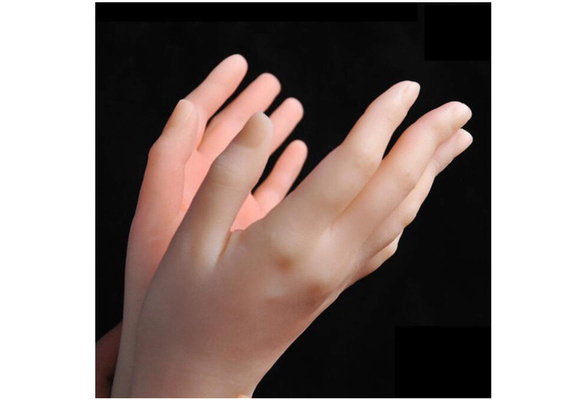 One Right Silicone Hand Female Hand Model Finger Mannequin Display Jewelry Props