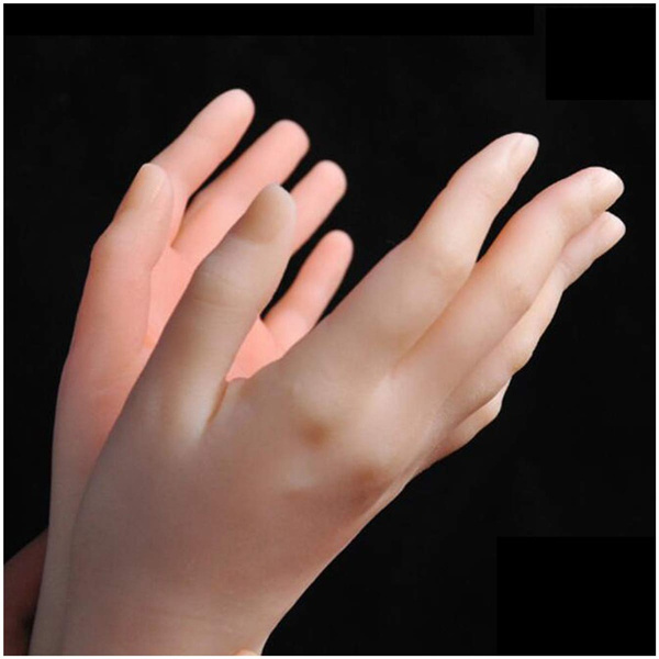 Male Silicone Hand With Flexible Fingers For Watch Display Drawing  Photography Props - AliExpress