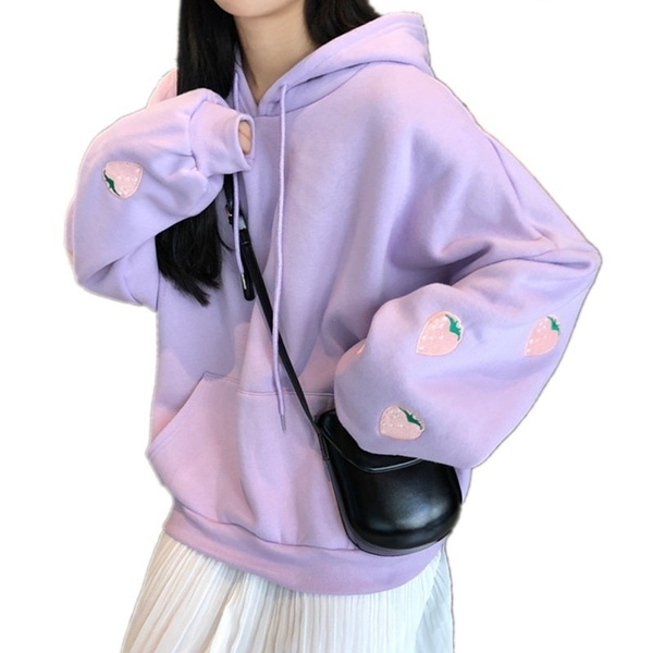 Cute purple outlet hoodies