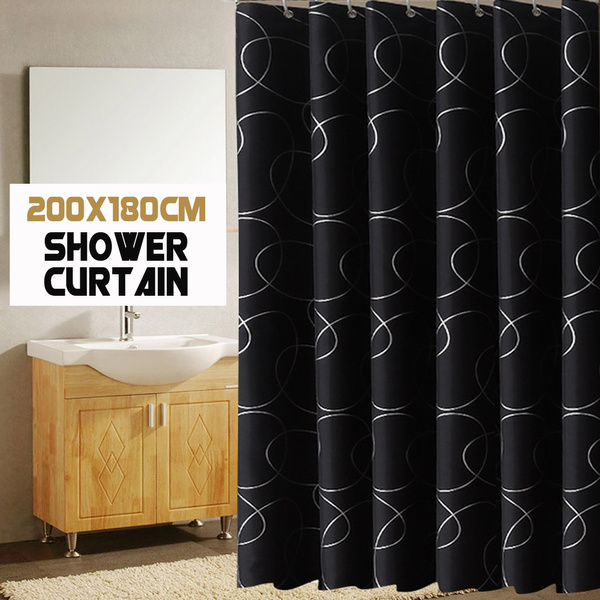 Waterproof Bathroom Curtains, Large Size Shower Curtains