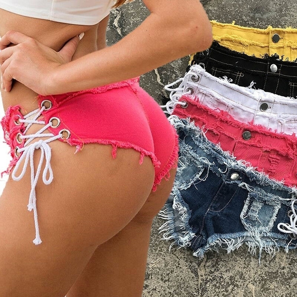 Women Fashion Style Denim High Waisted Shorts Pants Summer Women Shorts  Jeans | Wish