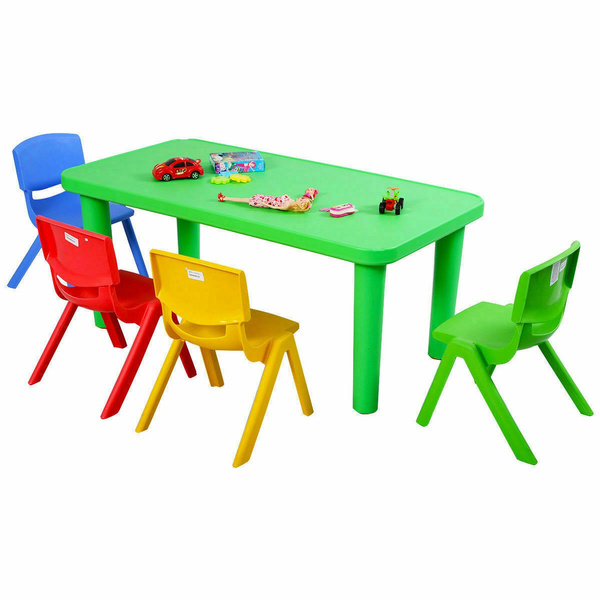 kids plastic table and chairs