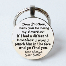 giftforbrother, Key Chain, Gifts, Funny