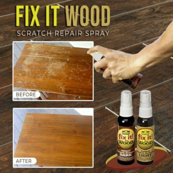 2 Pcs Instant Fix Wood Scratch Remover Repair Paint For Wooden Table Bed Floor Wish - How Do You Get A Scratch Out Of Wood Table