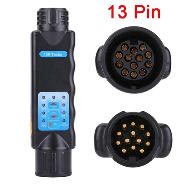 13 Pin 12V LED Light Wiring Cable Circuit Plug Socket Tester for ...