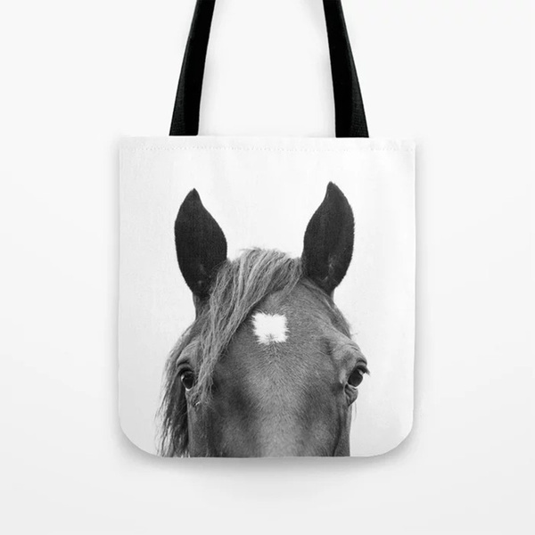 Horse Tote Bag Funny Canvas Tote Bag Animal Tote Bag Horse Lover Gifts  Horse Canvas Tote Bag | Wish