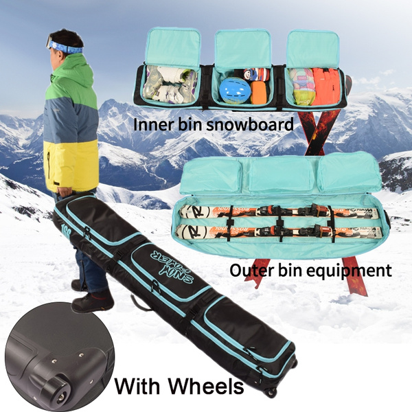 large ski bag with wheels