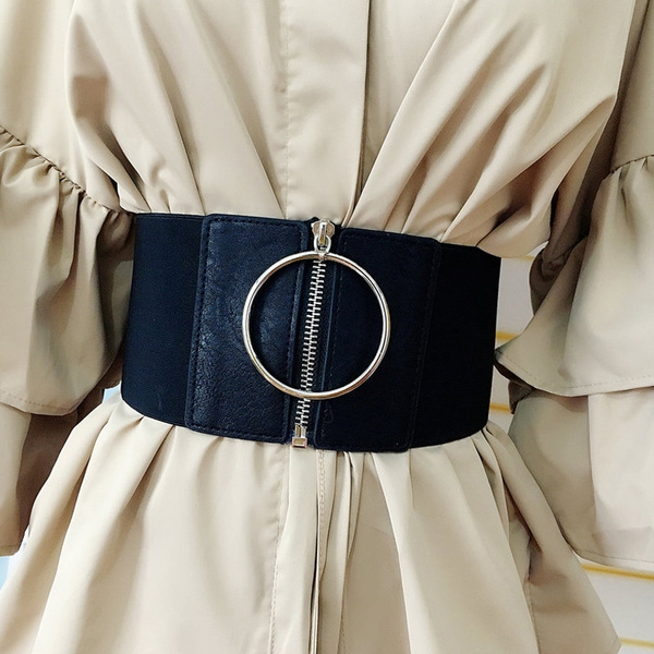 Elastic Wide Belt Dress Decorative Belts For Women Dresses Wide