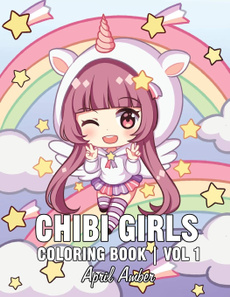 Kawaii, kawaiicoloringbook, Anime & Manga, mangacoloringbook