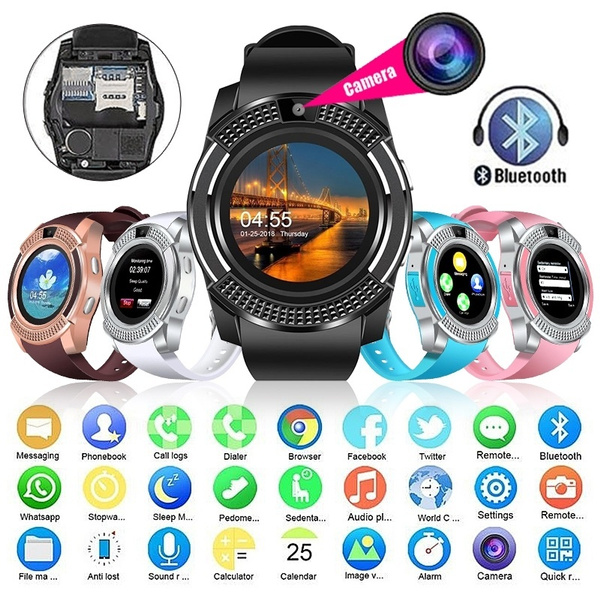 New V8 Wireless Smart Watch Bluetooth 