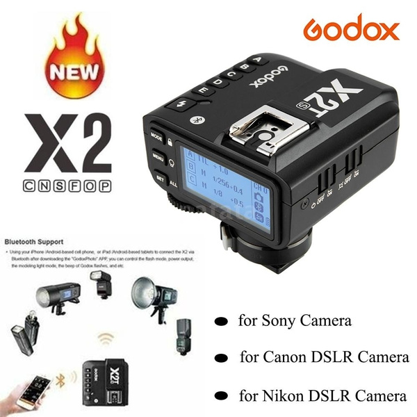 Godox X2t S N C Ttl Wireless Flash Trigger 1 8000s Hss 2 4g Wireless Trigger Transmitter For Godox V1 Tt350s Ad0 Ad0pro For Iphone X 8 8 Plus For Huawei P Pro Mate 10 For Samsung S8 Note8 For