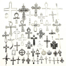 Necklace, Charm, Cross, Jewelry