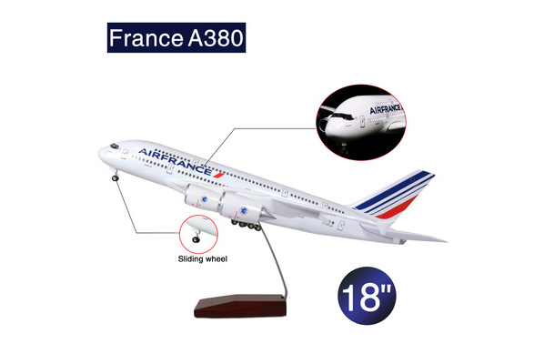 AIR FRANCE AIRBUS A380 Passenger Plane Airplane Metal Aircraft Diecast Model C 