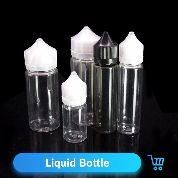 2pcs lot 30ml 60ml 100ml 120ml E Liquid Bottle Plastic Dropper