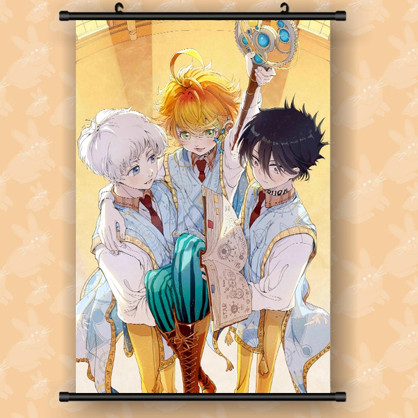 Anime Yakusoku no The Promised Neverland Emma Norman Wall Poster Scroll  Cosplay | Wish