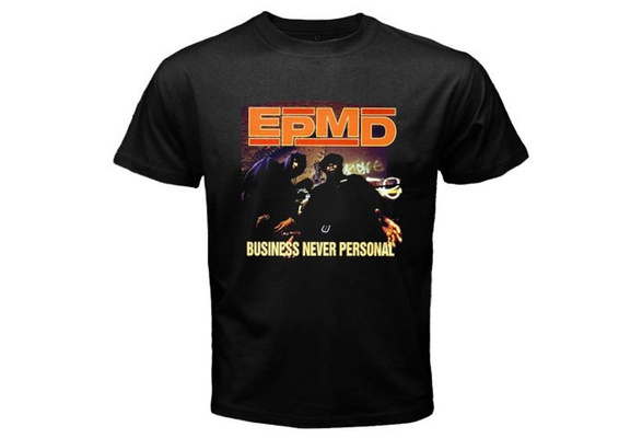 Men Fashion T Shirts EPMD Business Never Personal Rap Hip Hop 