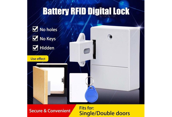 Invisible Hidden RFID Free Opening Intelligent Sensor Cabinet Lock Locker  Wardrobe Shoe Cabinet Drawer Door Lock Electronic Da
