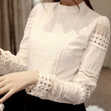 blouse, Fashion, long sleeve blouse, Lace