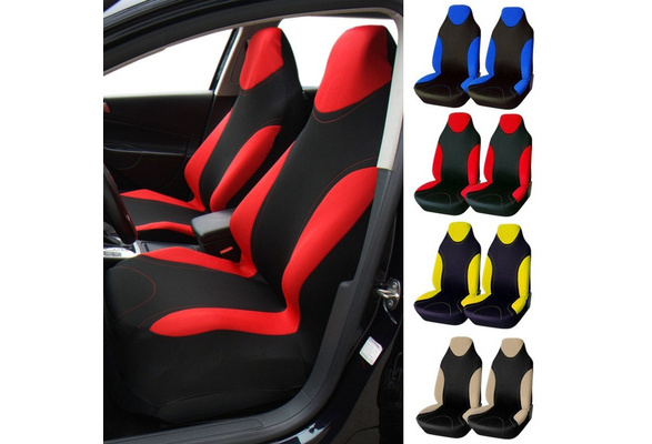 GePrint Rainbow Car Seat Covers Front and Rear Bench Protector Full Set Universal Fit Car Seat Covers Durable Comfortable Protectors for SUV Sedan Truck 
