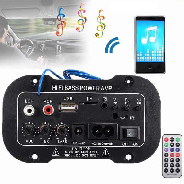 bluetooth car amplifier with remote