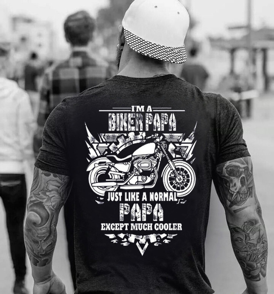 biker papa shirt