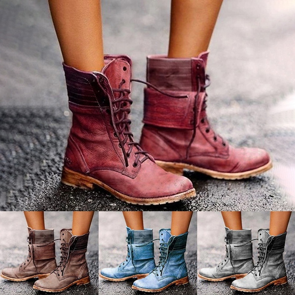 Womens casual motorcycle boots Clearance