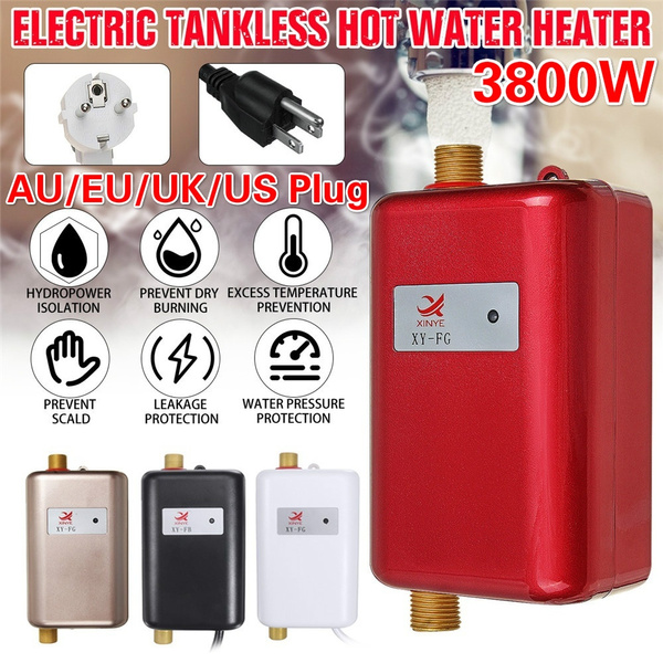 3800W Professional-grade Mini Home Smart Fast Heating Water Heater Instant  Hot Electric Faucet Kitchen Bathroom Water Heater Fast Heat-free Water  Storage Thermostat | Wish