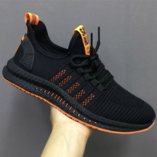 Men's Breathable Knit Casual Shoes Sports Running Shoes Anti-slip Sneakers Tennis Walking Trainers for Men