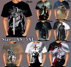 knightstemplar, 3dshirt, assassin, Men's Shirt