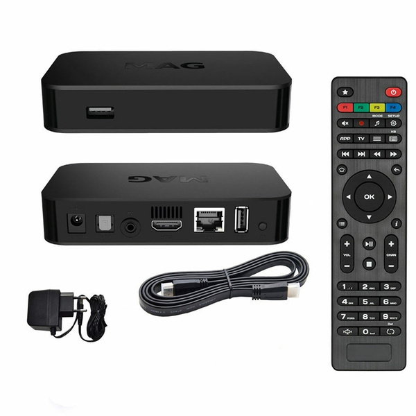 1 set MAG 322 set-top box HD IPTV box latest original Linux IPTV / OTT Box  mag 254 H265 Mag322