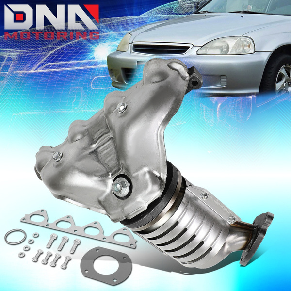 DNA Motoring OEM-CONV-YW-001 For 1996 to 2000 Honda Civic CX DX GX HX LX /  1997 Del Sol S D16Y7 Engine Factory Style Exhaust Catalytic Converter  Manifold 98 99 198 1999 | Wish