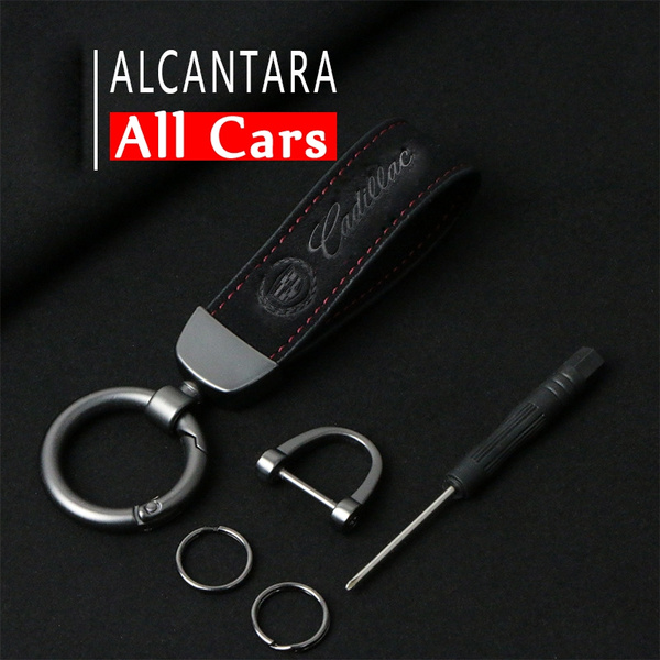 fit K-IA HEYCASE 2Pack Car Logo Keychain Leather Durable Alloy Keyring with Screwdriver 4 Key Ring Gift 