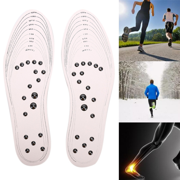 Shoes Pad Promote Blood Circulation Magnetic Massage Insoles Acupoint Massage