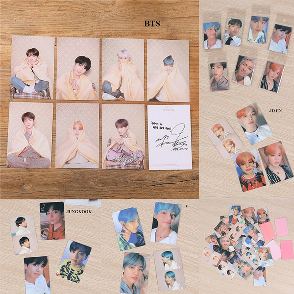 GOTH Perhk 4pcs/Set Kpop BTS Bangtan Boys Map of The Soul Persona Paper Photo Lomo Cards Jimin V Photocard Gift for A.R.M.Y 