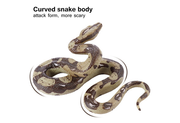 Luoem Simulation Snake Toy Big Snake Python Model Toy Halloween Tricky Creepy Prank Scary Snake Toy Wild Life Toys Toys Games Party Favours Ekbotefurniture Com