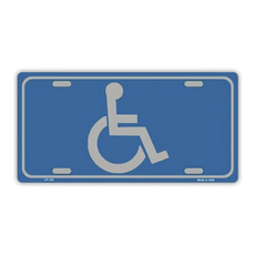 licenseplate, placard, parkingplaque, Aluminum