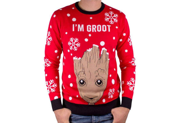 I am groot christmas jumper best sale