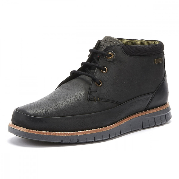 barbour nelson black boots