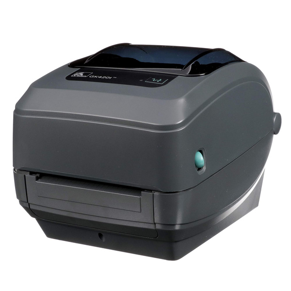 Refurbished Zebra Technologies Gk420t Thermal Transfer Desktop Printer For Labels Receipts 5236
