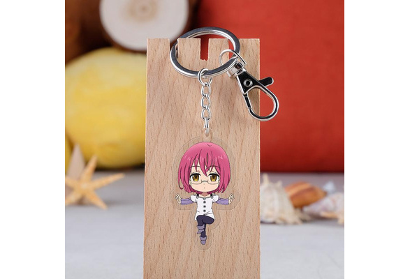 Set of 3 Seven Deadly Sins Anime Acrylic Keychain Meliodas Elizabeth Gilthunder