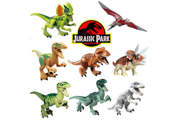 16 xjurassic Park World Dinosaur Kids Building Blocks Figure Fit Lego Toy Gift