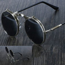retro sunglasses, 패션, Round Sunglasses, metal sunglasses