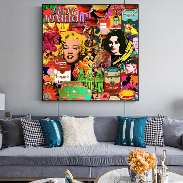Abstract Pop Art Painting On Canvas Graffiti Star Street Poster Living Room Decoration Wish - Abstract Art Room Decor