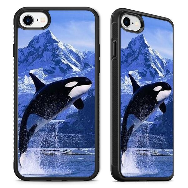 Orca killer Whale Sea Ocean cell mobile phone case for iphone 7 8 plus 6 6s plus SE 5 5S x xs max 11 pro max Samsung galaxy S4 S5 S6 S7 edge S8 S9 S10