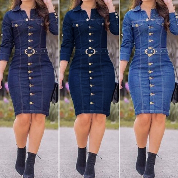 jeans gown for ladies