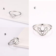 Steel, Flowers, Stainless Steel, wedding ring